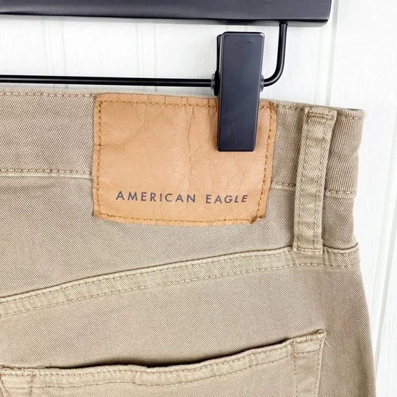 NEW American Eagle Men's Next Level Flex Athletic Tan Khaki Jeans Size 29 x 30 - Picture 10 of 10